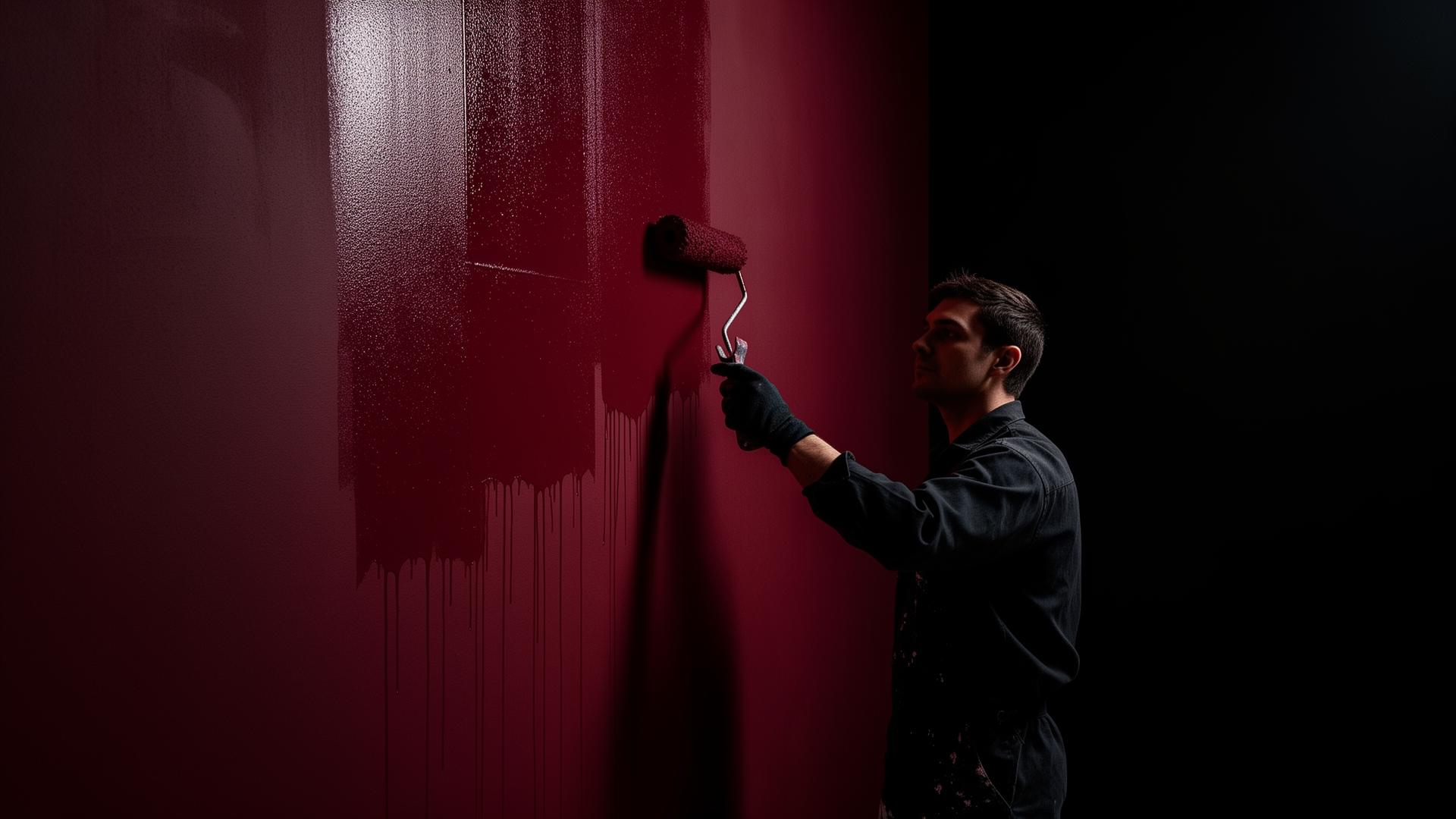 Exterior painter applying protective coating to a Florida property